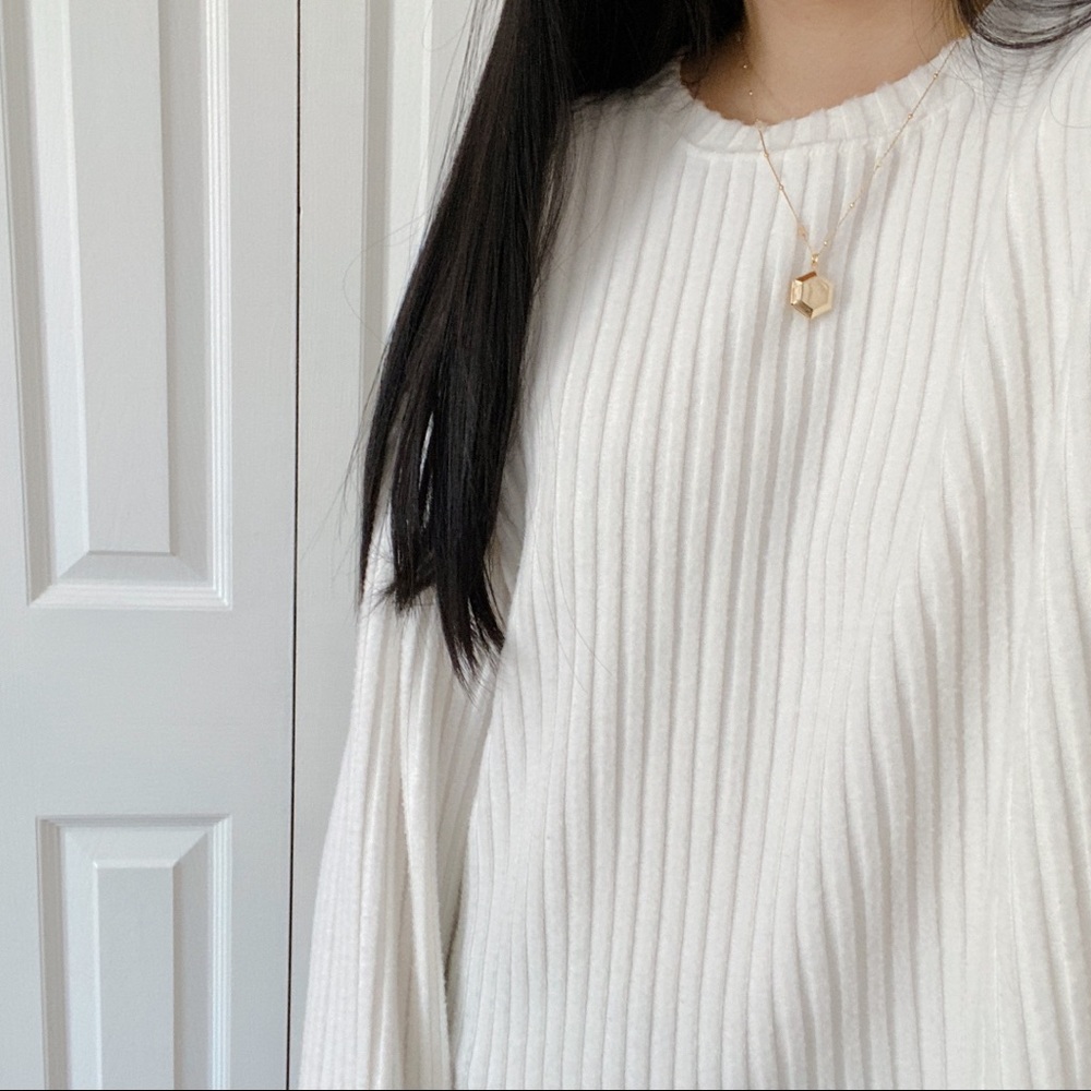 Ribbed Cropped Sweater